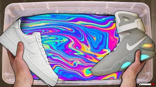 HYDRO Dipping AIR Force 1s  BAPE Custom Shoes Satisfying [upl. by Jutta]