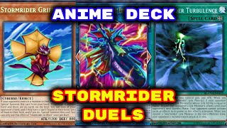 Yugioh  Stormriders Duels Anime Deck Deck Download in Description [upl. by Annim]