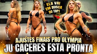 JU CACERES AJUSTES FINAIS PARA MR OLYMPIA [upl. by Llenahs]