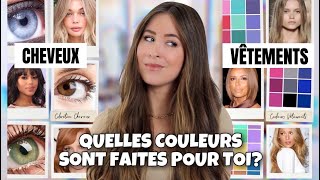 Conseils  Quelles COULEURS de CHEVEUX amp VÊTEMENTS sont faites pour toi [upl. by Lynnea]