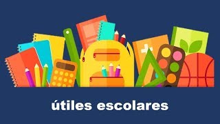 School supplies in Spanish [upl. by Yanarp]