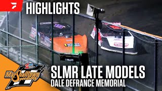 Dale DeFrance Memorial  SLMR Super Late Models at Marshalltown Speedway 72624  Highlights [upl. by Htebazila]