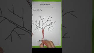 Tree activity Thumb printing activity for kids [upl. by Annah]