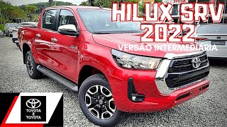 TOYOTA HILUX SRV 2022 TURBO DIESEL 4X4 0KM DETALHES DO INTERIOR E EXTERIOR [upl. by Tillo268]