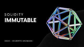 CURSO de SOLIDITY  Variables De Estado Inmutables  Immutable [upl. by Darsey]