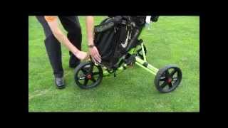 Clicgear Issue Golf Bag rubbing on Cart Tire Model 35 and older [upl. by Shutz482]