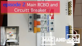 EP2 ติดตั้ง RCBO Breaker ตู้กันน้ำ งบ 1000  1500 มาทำระบบไฟฟ้าใหม่ที่ใช้มากว่า 50 ปี [upl. by Gillan]