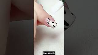 【Fashion nail art share】Popular nails uv gel long lasting design beautynails nails [upl. by Pansie]