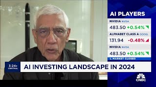 VC Investor Vinod Khosla talks the AI investing landscape in 2024 [upl. by Bajaj81]