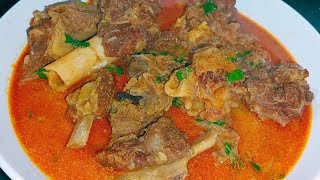 Mutton Haddiyon Ka Salan😋 Mutton Bones Curry How to Make Mutton Curry [upl. by Jakob649]