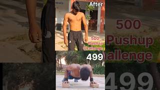 500 Pushup Challenge🔥 pushupchallange shorts viral [upl. by Hoyt]