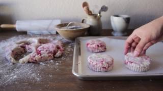 How to make Raspberry Scones  Recipe  TwentyTwoPlates [upl. by Seeto]