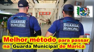 Como passar na Guarda Municipal de Maricá Só nível Médio 【Método Inédito】 [upl. by Sivrat]