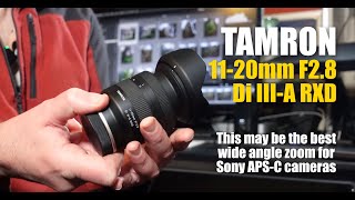 Tamron Di III RXD 1120mm F28 Lens Review Probably the best wide angle zoom for Sony APSC cameras [upl. by Dranel701]