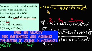 Speed and velocity velocity vectorscalculating speed [upl. by Meirrak]