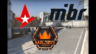 FIRST 160 IN MAJOR Astralis vs MiBR highlights  FACEIT MAJOR [upl. by Jarl]