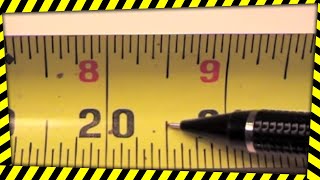 How to use a Tape Measure and read Fractions Easily [upl. by Luhe]