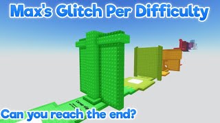 Max’s glitch per difficulty chart obby  Mobile  Stages 150 [upl. by Cibis]