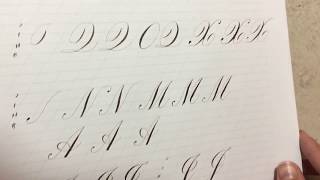 Copperplate Majuscules Parts 4 5 and 6 [upl. by Terrijo]