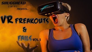 VR Freakouts and Fails Best of the best for VR REACTIONS AND LAUGHS [upl. by Cal]