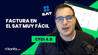 ¡Factura con CFDI 40 en MENOS de 5 minutos 😱  Factura SAT México 2022 [upl. by Gardell]