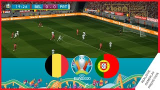 BELGICA vs PORTUGAL  RESUMEN  UEFA EURO 2020  Simulación amp Predicción [upl. by Tibbetts431]