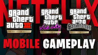 GTA Trilogy Definitive Edition  Netflix Mobile Gameplay Android  Intro amp First Missions [upl. by Notsreik]