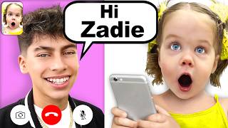 Our Daughter FaceTimed 1000 Celebrities to Adopt Her [upl. by Yorker870]