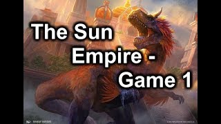 MTG Arena Starter Decks  The Sun Empire  Game 1 [upl. by Rammus]