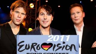 3JS  Je Vecht Nooit Alleen ENGLISH LYRICS VERSION NEW Eurovision 2011 Netherlands HQ [upl. by Yma407]