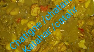 how to cook curry chataine chatigne chatine katahar  catahar annacherrycaribbeankitchen5052 [upl. by Diskson]