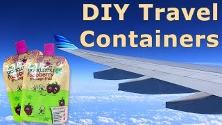 DIY Travel Liquid Container Hack for Minimalists [upl. by Ellimaj911]