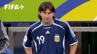 When Lionel Messi Made His FIFA World Cup Debut [upl. by Zetana565]