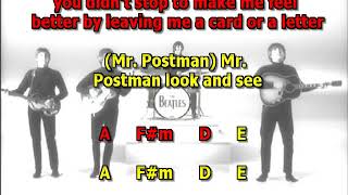 Please Mister Postman Beatles mizo lead vocals lyrics chords cover [upl. by Pump]