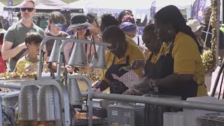 Fried Chicken Fest draws in large crowds [upl. by Coniah915]