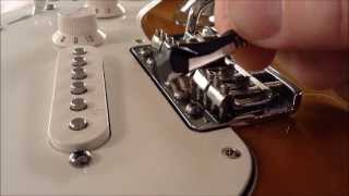 Fender Stratocaster Saddles [upl. by Eikciv]