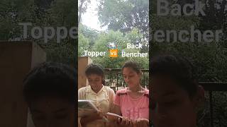 Topper 🆚 Back Bencher comedy backbenchervstopper funny [upl. by Guss66]