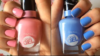 Sally Hansen quotMiracle Gelquot Nail Polish Review amp Demo HD [upl. by Zanlog]