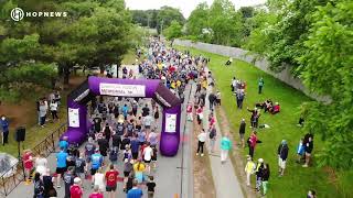 20th annual Sharon Timlin race start line flyover [upl. by Audley]