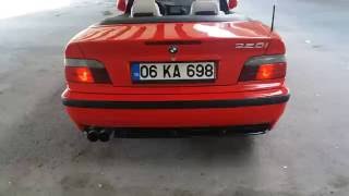 Bmw E36 Cabrio 328 Hellrot Walkaround [upl. by Sands]