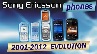 Sony Ericsson phones evolution 20012012 [upl. by Kimon]