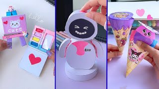 Paper craftEasy craft ideas miniature craft  how to make DIYschool projectTonni art and craft [upl. by Etnahc985]