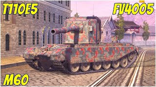 T110E5 FV4005 amp M60 ● WoT Blitz [upl. by Yelram]