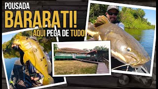 CONHEÇA A POUSADA BARARATI AQUI SE PESCA DE TUDO [upl. by Ellerad]