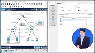 Configure FTP and Email Server on Cisco Packet Tracer Speak Khmer [upl. by Irita347]