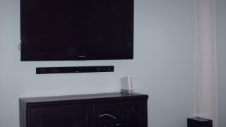 How to Conceal wires behind flat panel HD TV [upl. by Gaskins]