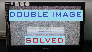 How To FIX DOUBLE IMAGE DISPLAY Problem of Your LCD TV screen step by step repair [upl. by Vyner]