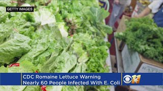 CDC Warns Romaine Lettuce May Be Linked To E Coli Outbreak [upl. by Asilrac]