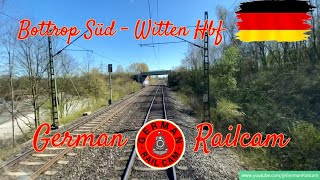 HD🚊Cab Ride 🇩🇪 A journey from Bottrop Süd to Witten Hbf [upl. by Nayb]