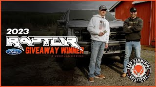 2023 Raptor Giveaway Winner [upl. by Sargent]